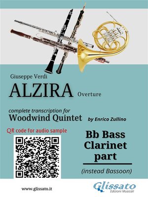 cover image of Bb Bass Clarinet (instead Bassoon) part of "Alzira" for Woodwind Quintet